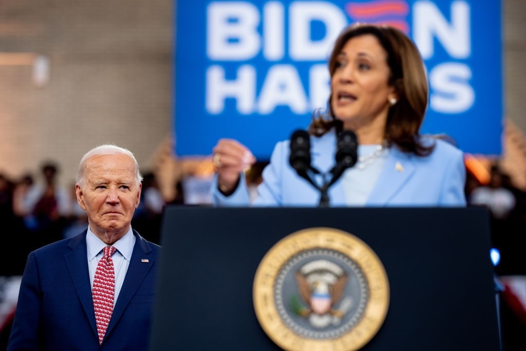 GettyImages-2154632502 Joe Biden and Kamala Harris